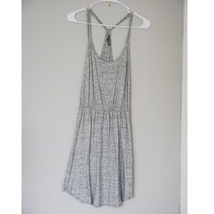 Super Cute Express Dress Heather Gray Sleeveless